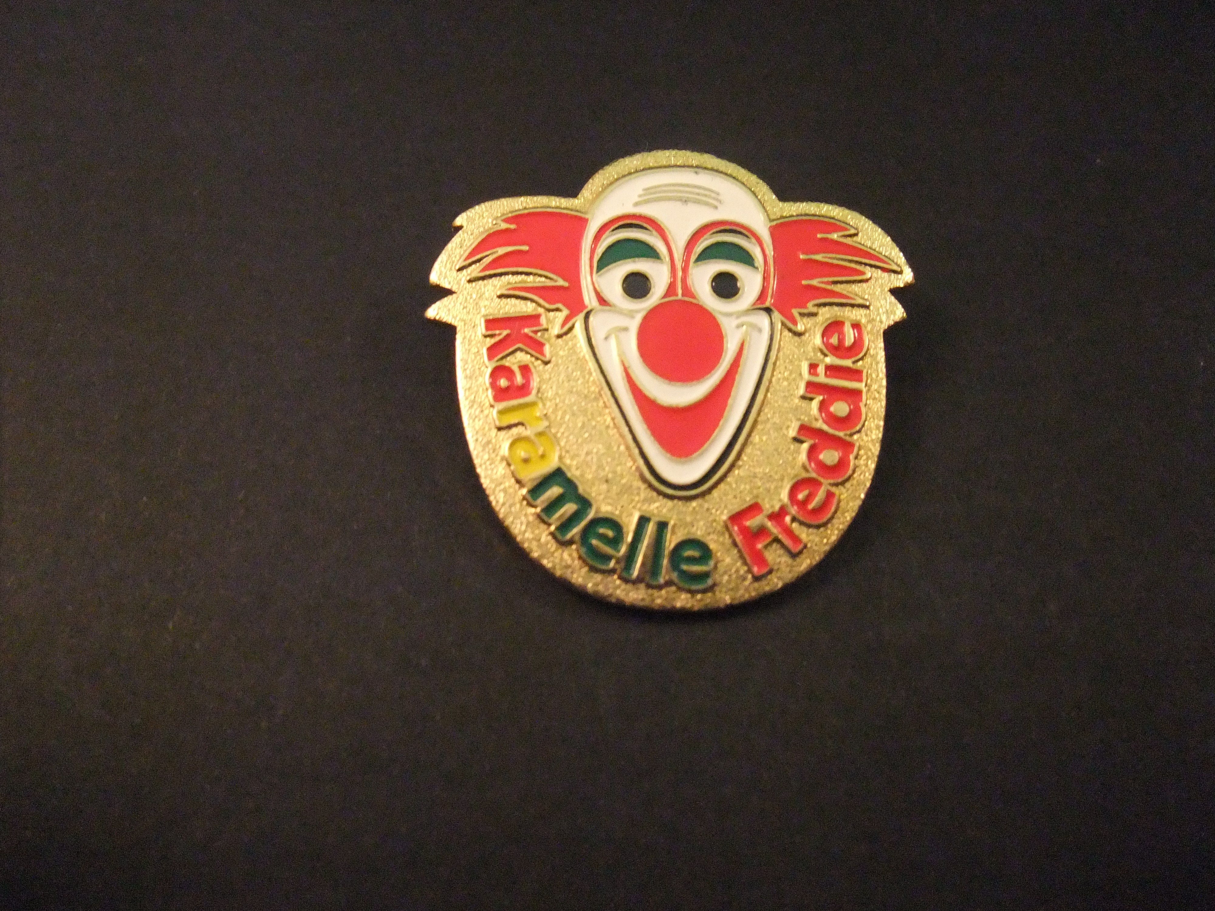 Karamelle Freddie (Strooigoed voor optochten,carnaval) Clown